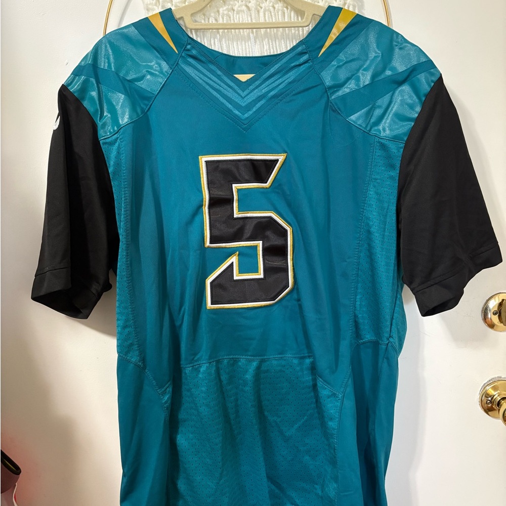 AUTHENTIC NFL Jacksonville Jaguars Adult Nike #5 Blake Bortles Jersey Size 44